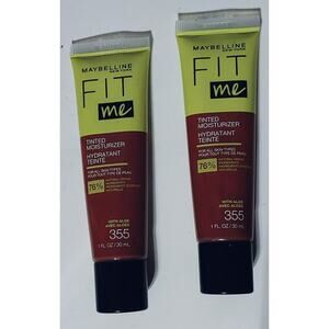 (2) Maybelline New York Fit Me Tinted Moisturizers #355